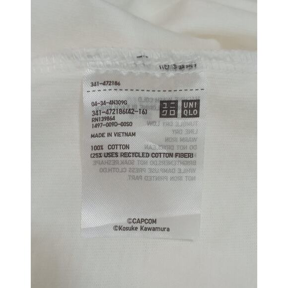 Uniqlo Unisex T Shirt UT Capcom 40th Anniversary Final Fight SFC Japan Size L - Picture 9 of 10